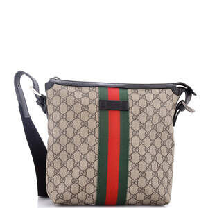 Gucci Web Messenger Bag Gg Coated #230633G13B